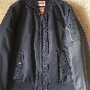 Men’s Navy Levi Coat